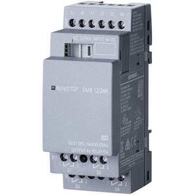 Siemens LOGO! DM8 12/24R 0BA2 PLC-uitbreidingsmodule 24 V/DC Siemens LOGO! DM8 12/24R 0BA2 PLC-uitbreidingsmodule 24 V/DC