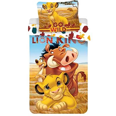 The Lion King peuterdekbedovertrek Timon en Pumba - 100 x 135 cm - Katoen