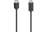 Hama 00200712 DisplayPort-kabel DisplayPort / HDMI Adapterkabel DisplayPort-stekker, HDMI-A-stekker 1.50 m Zwart - thumbnail