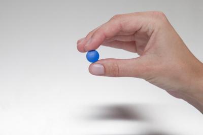MAUL magneet Solid, 15 mm, trekkracht 150 gr, doos van 10 stuks, blauw - thumbnail