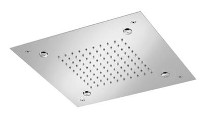 Hoofddouche Hotbath Mate Inbouw Met Mist Vierkant 38x38 cm Geborsteld Nikkel