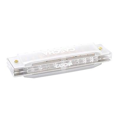 Cascha HH 2277 Fun Blues mondharmonica in C transparant - thumbnail