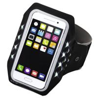Hama Sport-armband Running Voor Smartphones Maat XL Met Led Zwart - thumbnail