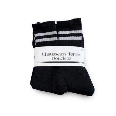 Tennis sokken - Chaussettes Tennis Bouclette - Zwart - 10-Pack Tennis sokken - Chaussettes Tennis Bouclette - Zwart - 10-Pack