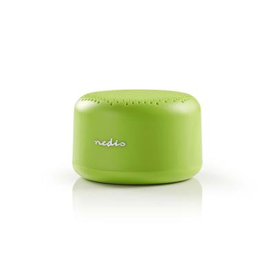 Nedis SPBTAV01GN Luidspreker Met Bluetooth® 9 W Maximaal 3 Uur Speelduur Groen Nedis SPBTAV01GN Luidspreker Met Bluetooth® 9 W Maximaal 3 Uur Speelduur Groen