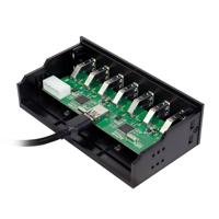 LogiLink USB HUB 3.0, 7-Port, 5,25\ intern + snellader poort - thumbnail