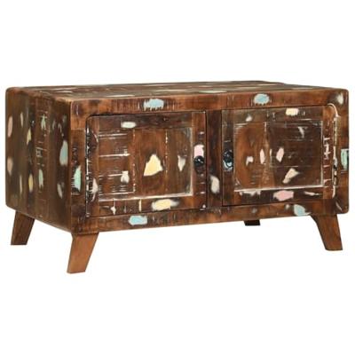 Salontafel Multikleur 80 x 54 x 45 cm massief gerecycled hout