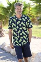 Katoenen heren shortama tennisballen - thumbnail