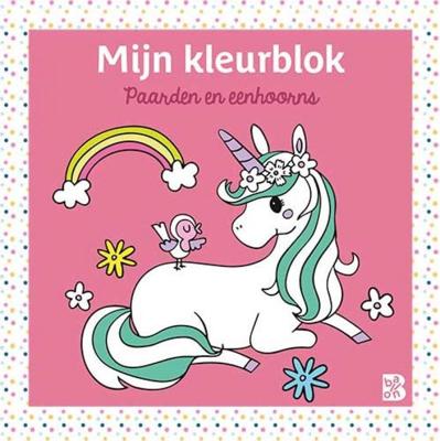 Mijn kleurblok: Paarden en eenhoorns (Paperback)