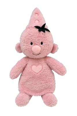 Studio 100 Bumba knuffel fluffy pluche - roze, 35cm