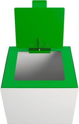 V-Part top met klep voor modulaire afvalbak 85 l en 90 l, groen