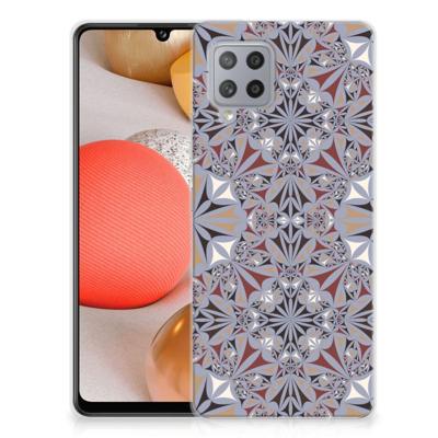 Samsung Galaxy A42 | TPU | Siliconen hoesje | Flower Tiles