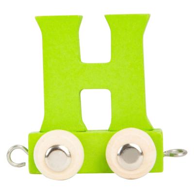 Small Foot - houten lettertrein kleur - h