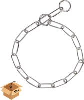Slipketting lange ovale schakel - Verchroomd - Set van 10 stuks - thumbnail