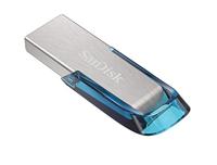 SanDisk Ultra Flair USB flash drive 64 GB USB Type-A 3.2 Gen 1 (3.1 Gen 1) Blauw, Zilver - thumbnail