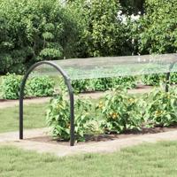 VidaXL Doorzichtig zeildoek met zeilringen 1x6 m pvc - thumbnail