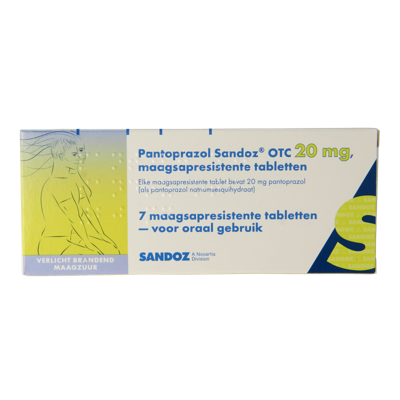 Sandoz Pantoprazol 20mg 7 Tabletten