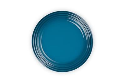 Le Creuset Ontbijtbord / Dessertbord - Deap Teal - ø 22 cm Le Creuset Ontbijtbord / Dessertbord - Deap Teal - ø 22 cm