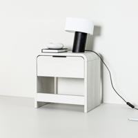 Nohr Nachtkastje 'Hoyt' 40 x 30cm, kleur Whitewash - thumbnail