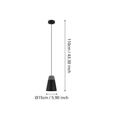 Eglo Zwarte hanglampCanterras - 99544