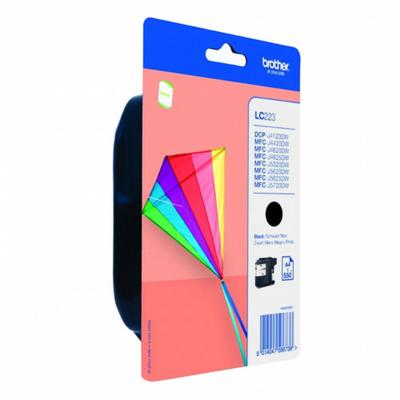Brother inktcartridge, 600 pagina's, OEM LC-223BK, zwart