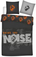 Nerf Dekbedovertrek Noise 140 x 200 cm - Bio Katoen - thumbnail