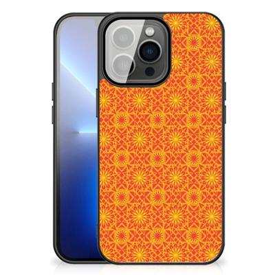 iPhone 13 Pro Max Back Case Batik Oranje