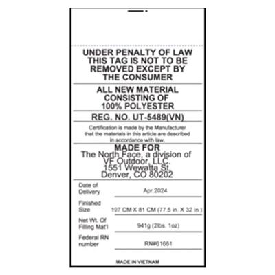 The North Face Cat&apos;s Meow Eco Mummie Slaapzak Banff Blue - Tin Grey Long