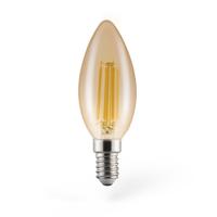 Xavax LED-Gloeidraad Vintagelamp Kaars Dimbaar E14 320lm 4W Warm Wit - thumbnail