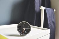 NeXtime NE-5194ZW Wekker 9 X 9 X 7.5 Cm, Metaal, Zwart, &apos;Company Alarm&apos; - thumbnail