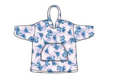 Disney Lilo & Stitch Hoodie Fleece deken Flower, 7 - 14 jaar