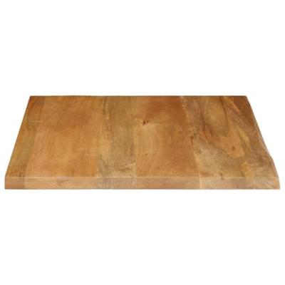 Tafelblad met natuurlijke rand 40x40x2,5 cm massief mangohout Tafelblad met natuurlijke rand 40x40x2,5 cm massief mangohout