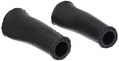 Ergotec Handvatten monaco leer lang/lang zwart Ergotec Handvatten monaco leer lang/lang zwart