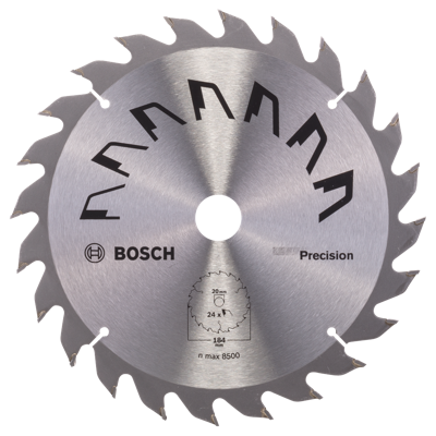 Bosch Accessoires Cirkelzaagblad Precision 184X2X16/-,T24 - 2609256863 Bosch Accessoires Cirkelzaagblad Precision 184X2X16/-,T24 - 2609256863