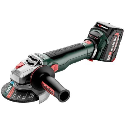 Metabo Accu-haakse slijper | 125 mm | WB 18 LT BL 11-125 quick | 18V 2X5.2AH li-power | lader asc 55 | metabox 165 L 613054650