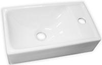 Jika Petit fontein 36x24cm wit met kraangat H8155340001063 - thumbnail