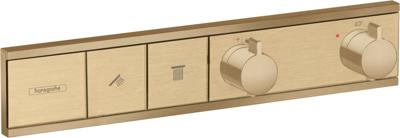 Hansgrohe RainSelect thermostaat inbouw voor 2 functies, Brushed Bronze Hansgrohe RainSelect thermostaat inbouw voor 2 functies, Brushed Bronze
