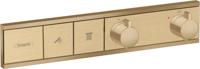 Hansgrohe RainSelect thermostaat inbouw voor 2 functies, Brushed Bronze - thumbnail