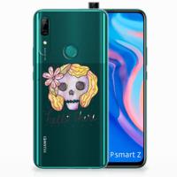 Silicone Back Case Huawei P Smart Z Boho Skull - thumbnail