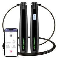 Tunturi Smart Jump Rope | Voor kinderen en Volwassenen | Bluetooth | 4 programma's | Verstelbaar | Incl Display en App - thumbnail