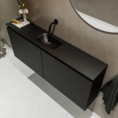 MONDIAZ TURE 120cm toiletmeubel urban. EDEN wastafel urban midden geen kraangat