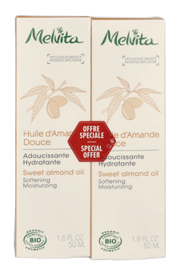 Melvita Sweet Almond Oil Duo Set Bodylotion 100 ml