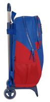 Schoolrugzak met Wielen F.C. Barcelona Blauw Kastanjebruin 32 x 44 x 16 cm - thumbnail