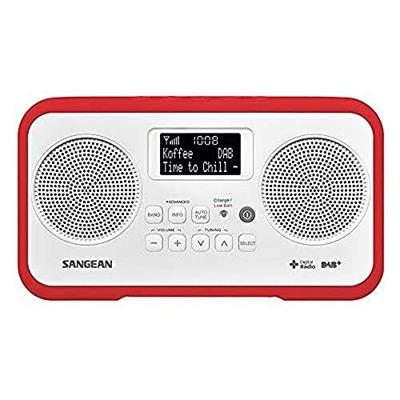 Sangean DPR-77 Radio DAB+, DAB, VHF (FM) Toetsvergrendeling Rood - thumbnail