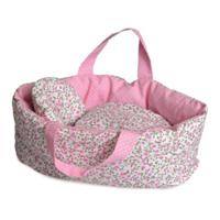 Stoffen poppendraagmand - Fleur - thumbnail