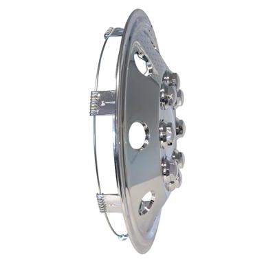 Carpoint wieldoppenset bolvormig 41 cm chroomkleurig