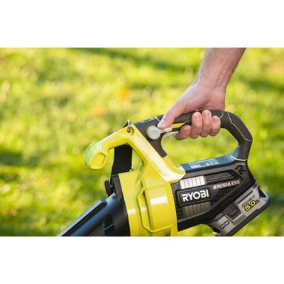 2-in-1 blazer vacuümmulcher - RYOBI - Borstelloos - 201 km/u - 6 m³/min - thumbnail