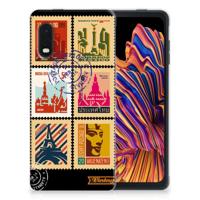 Samsung Xcover Pro | Silliconen Back Cover | Postzegels - thumbnail