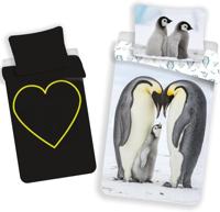 Dreamee dekbedovertrek Pinguins Glow in the Dark 140 x 200 cm - 70 x 90 cm - Katoen - thumbnail