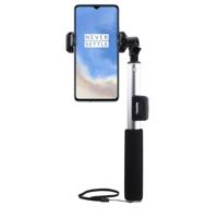 Remax - OnePlus 7T Selfie Stick Bluetooth Zilver - thumbnail
